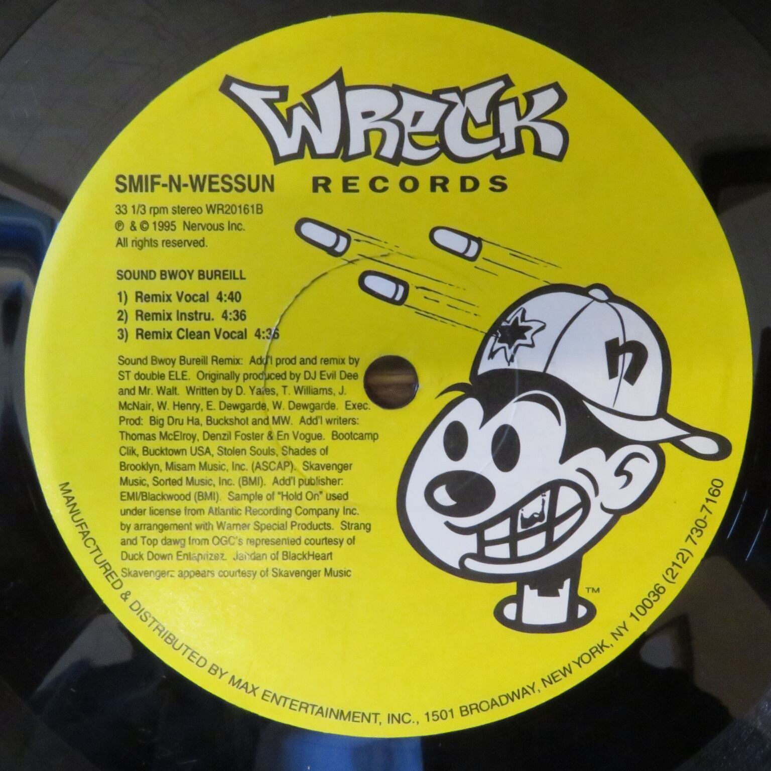 Smif-N-Wessun / Wrekonize / Sound Bwoy Bureill (Remixes) [WR20161] - 画像1