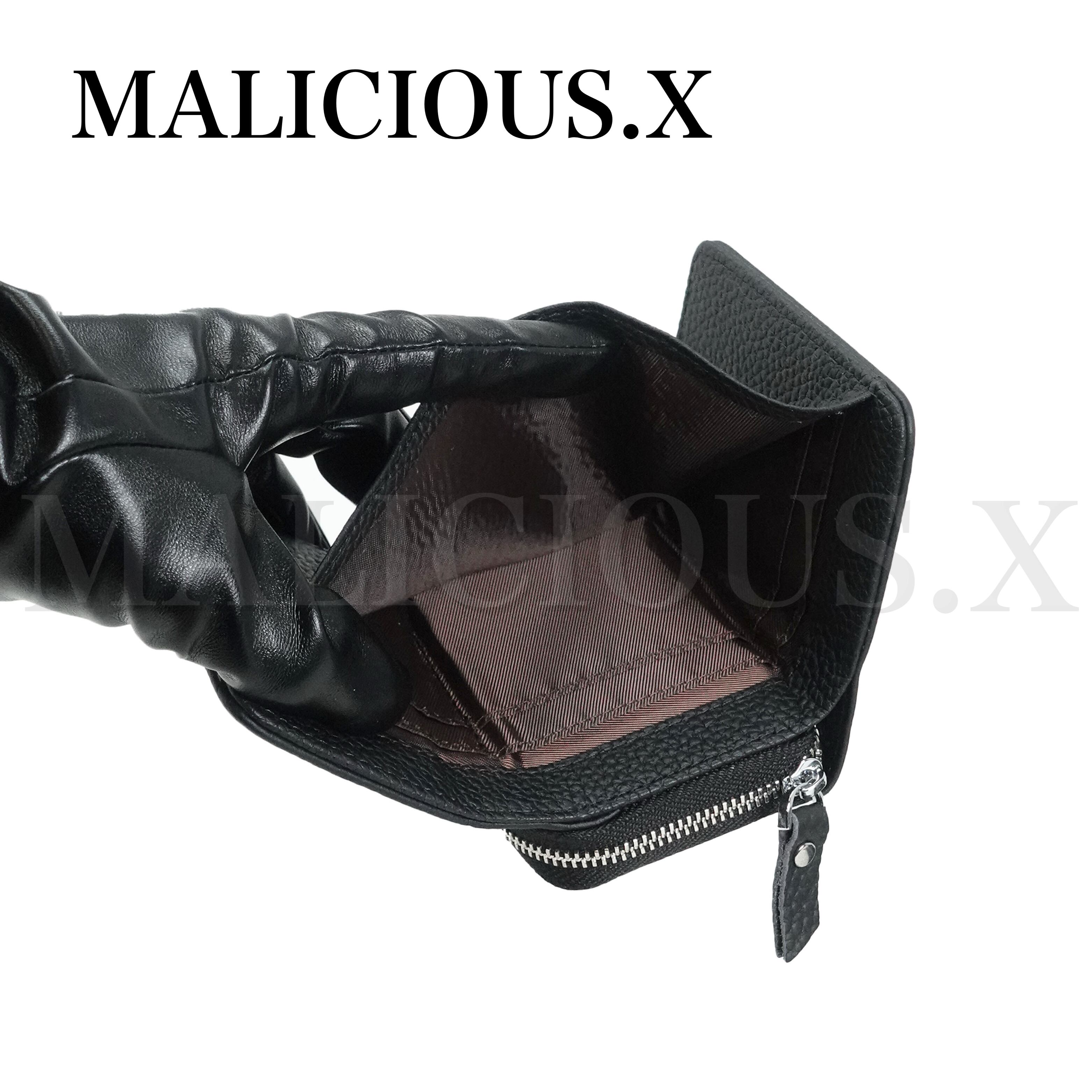 【未使用】MALICIOUS.X ミニ財布 Heart Eye Tri-folding mini wallet(Yellow) /Albino Red | MALICIOUS.X