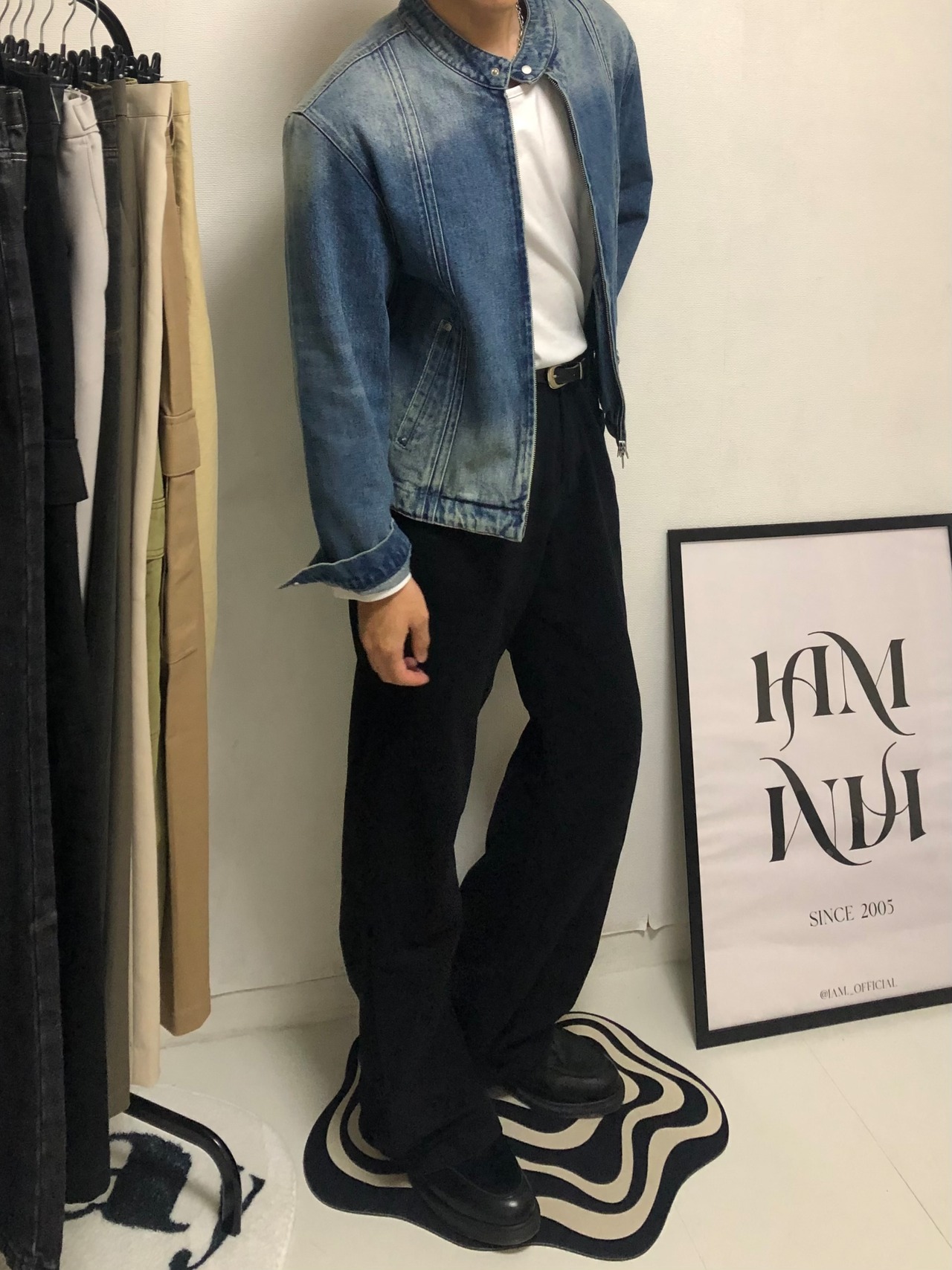 Needle Stitch Washed Denim Jacket (2color) - 4