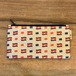 Ashi｜亜紙 Flat Pouch M＊National Flag  紙ポーチ カンボジア 国旗 ハンドメイド