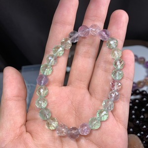 b167 カットフローライトブレスレット