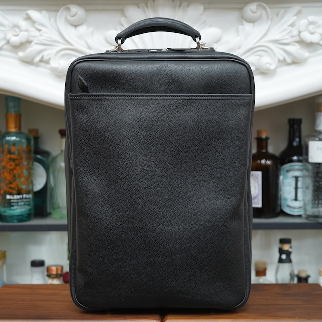 ル・ボナー ビジィーリュック 新デンマークソフトカーフ ブラック