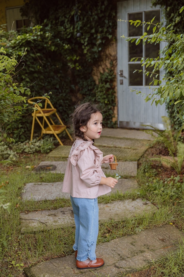 【即納】<flo>  Sua denim pants