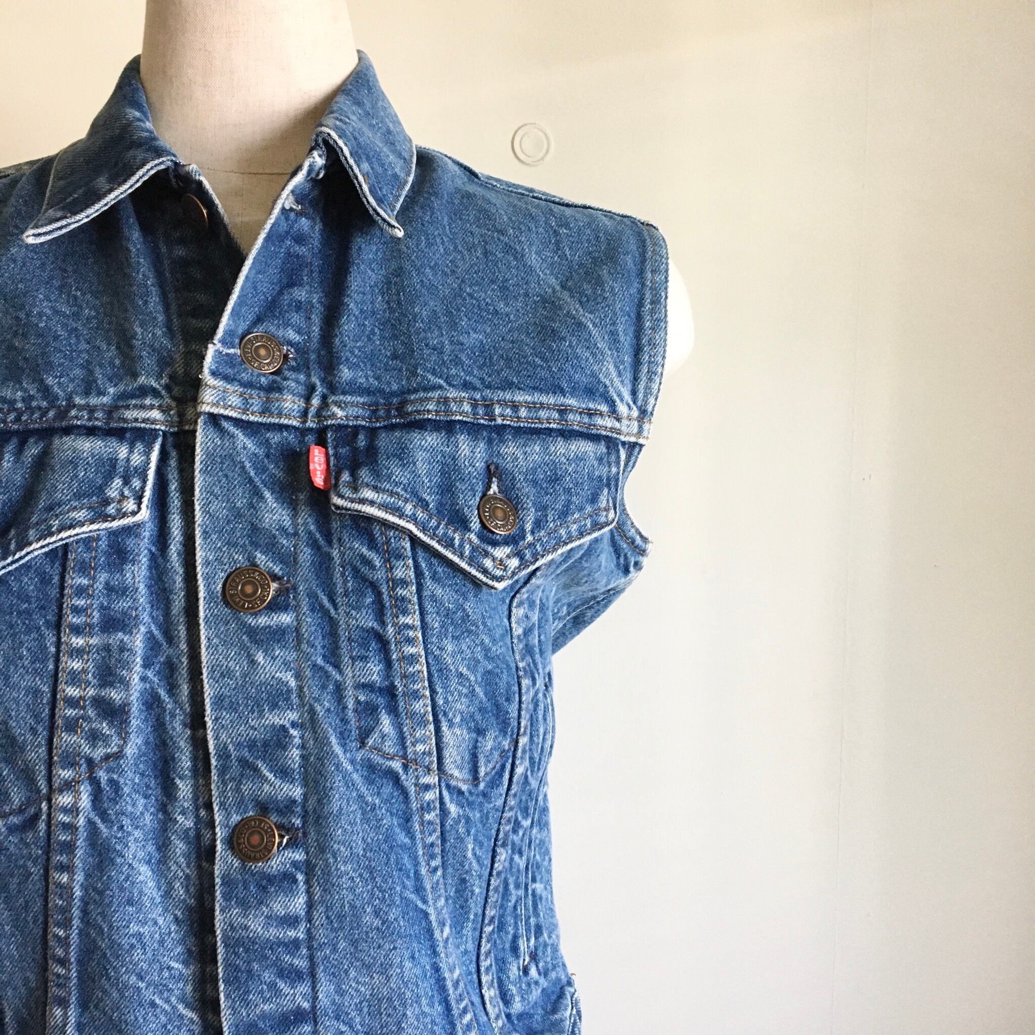 USA Levi's denim vest