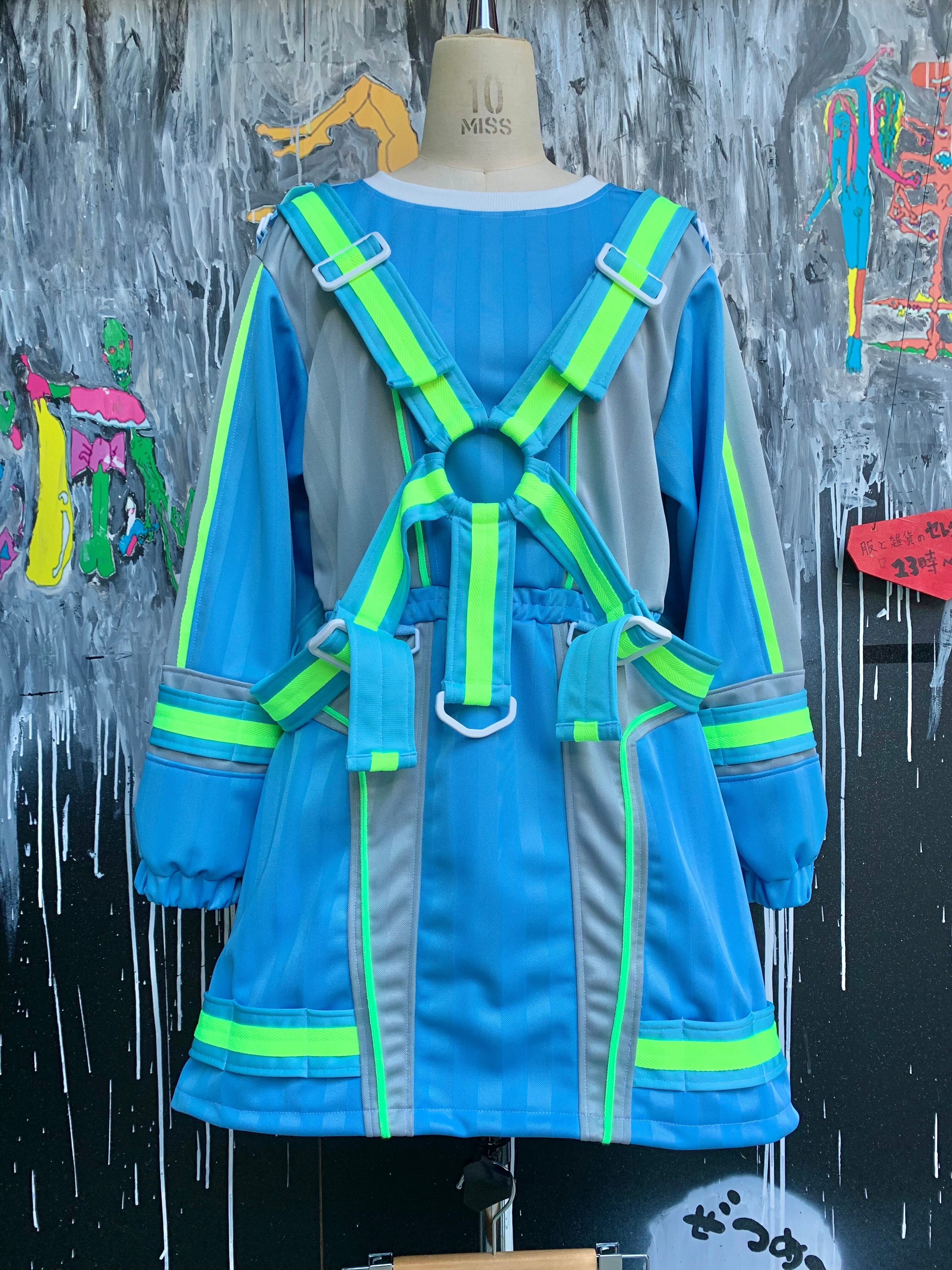 ぜつきぐ】パラシュートジャージワンピ | zetsukigu