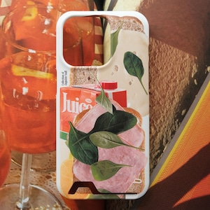 【t.e.a】(card) BREAKFAST / ブレックファースト パリ カード収納型 iphone スマホ ケース カバー ハード 朝食 韓国雑貨