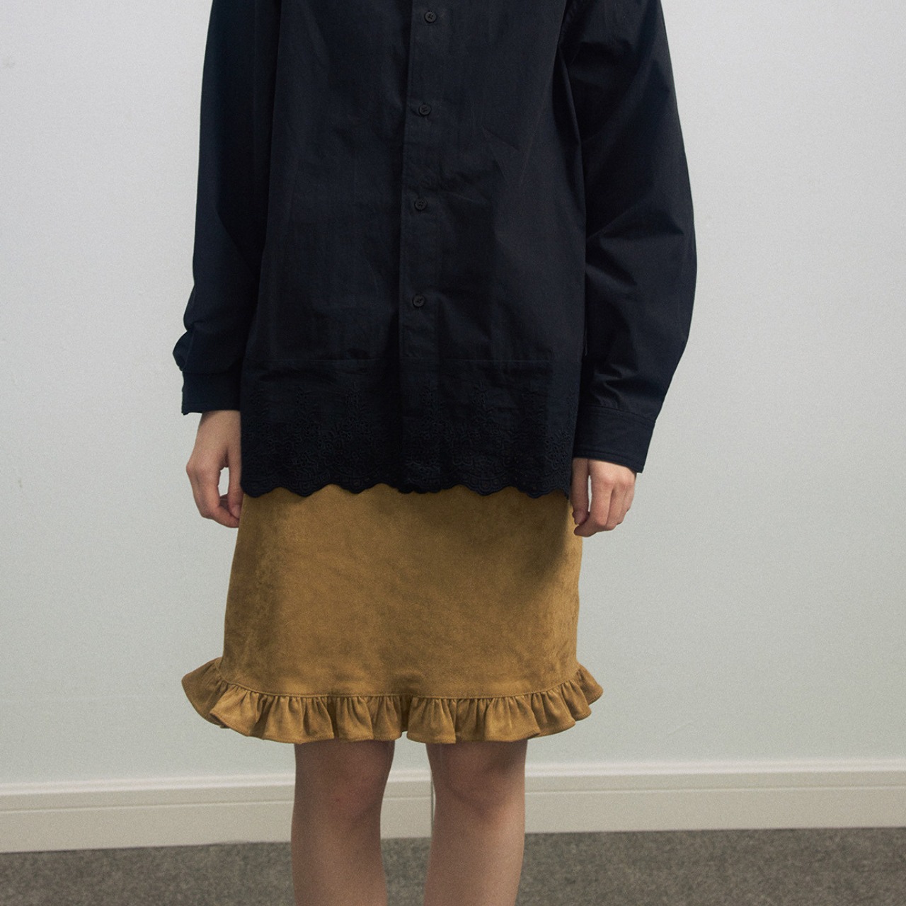 Frill Midi Skirt T4126