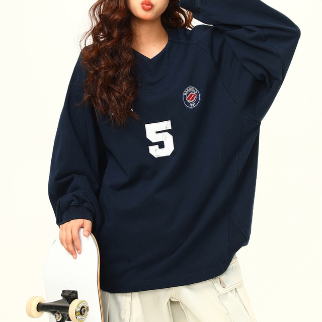 five design sweatshirt　ファイブデザインスウェットシャツ　J1498