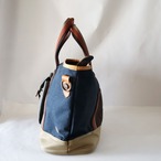 ショルダートートバッグ / Hemp cotton Shoulder tote bag  / ヴィンテージ マリン