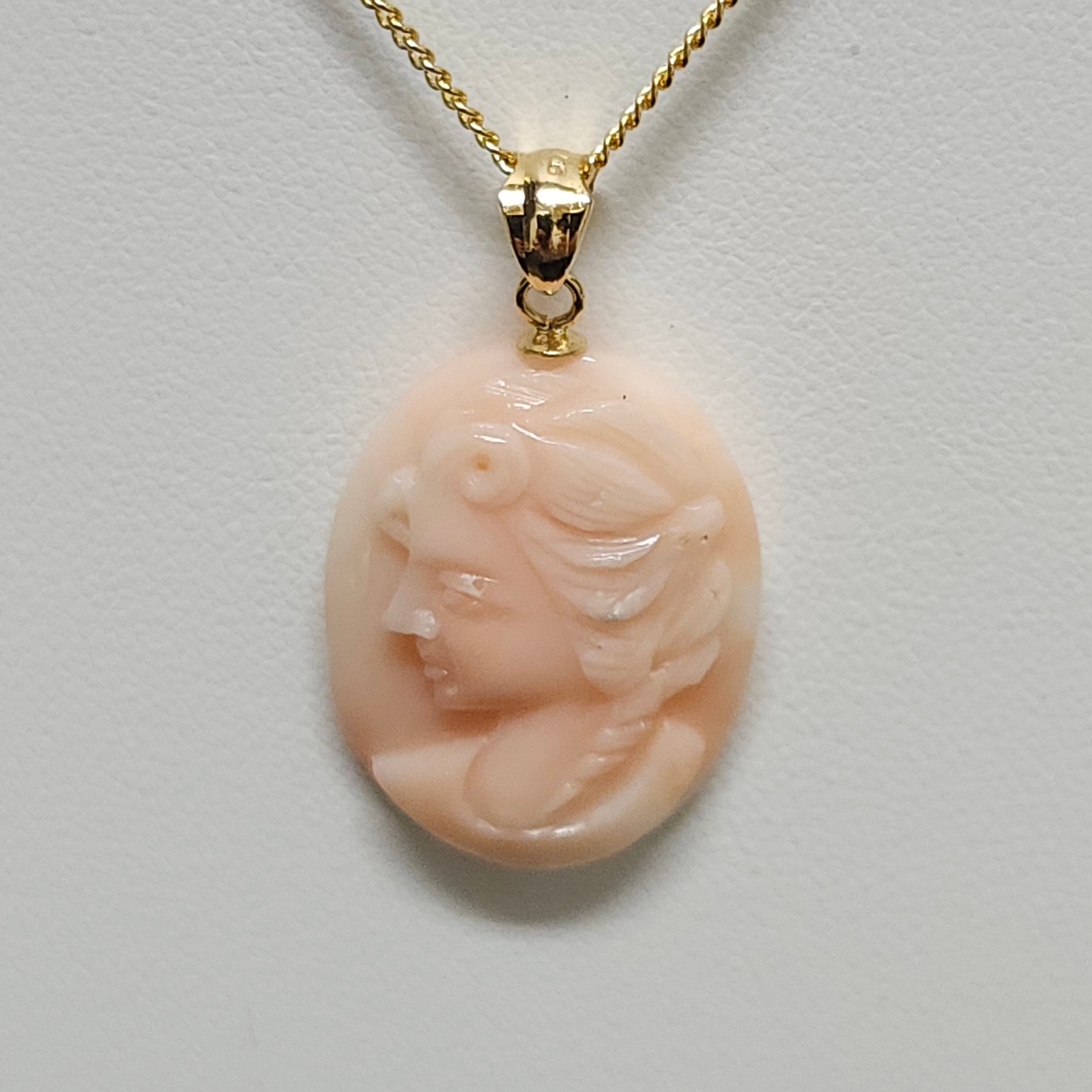 国産　天然珊瑚彫刻　カメオデザインピアス　シルバー 宝石珊瑚カメオ(シルバー) 084 【商品紹介動画が商品説明からご覧