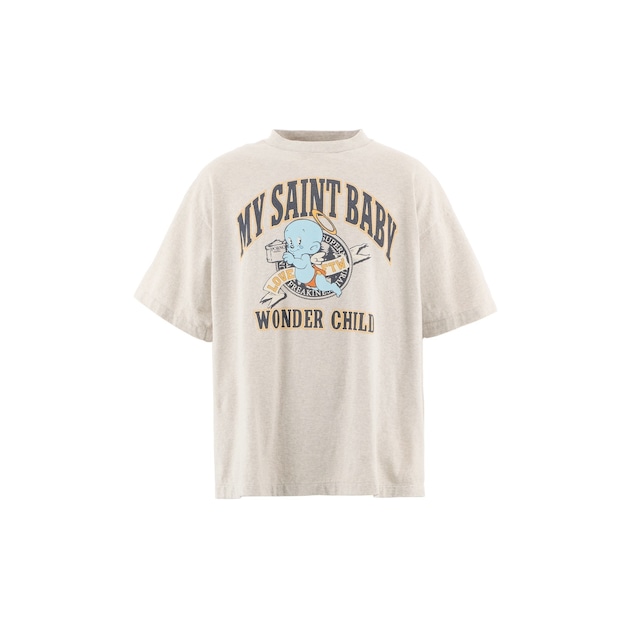 【SAINT Mxxxxxx】SM-HR1-0000-027/SS TEE/SAINT BABY/GRAY