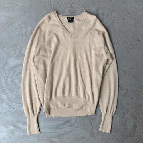 GUCCI by TOM FORD / V-neck long sleeve knit sweater