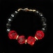 Red & black beads bracelet