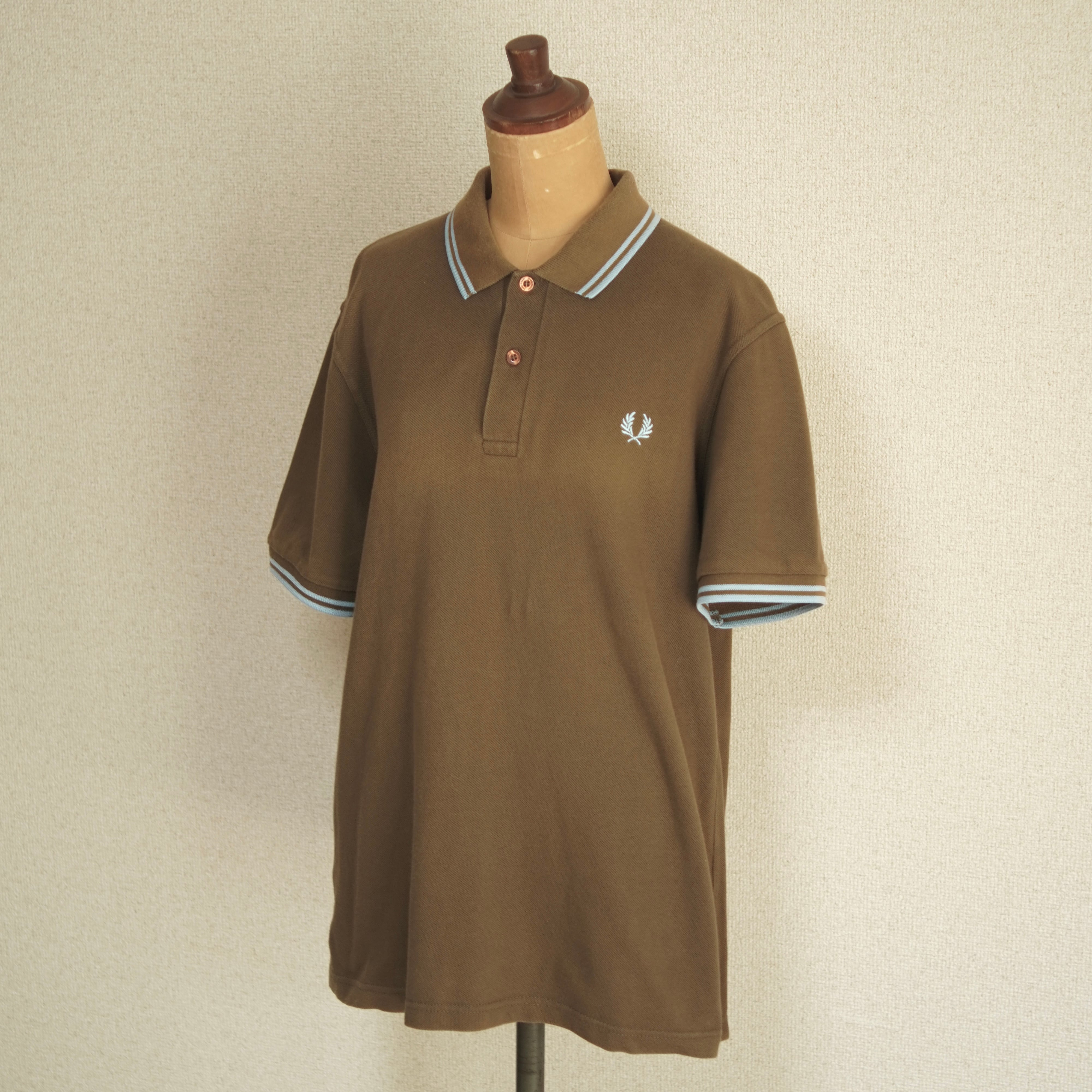 FREDPERRY フレッドペリー 半袖ポロシャツ SIZE.L WC1X0AA【表参道t