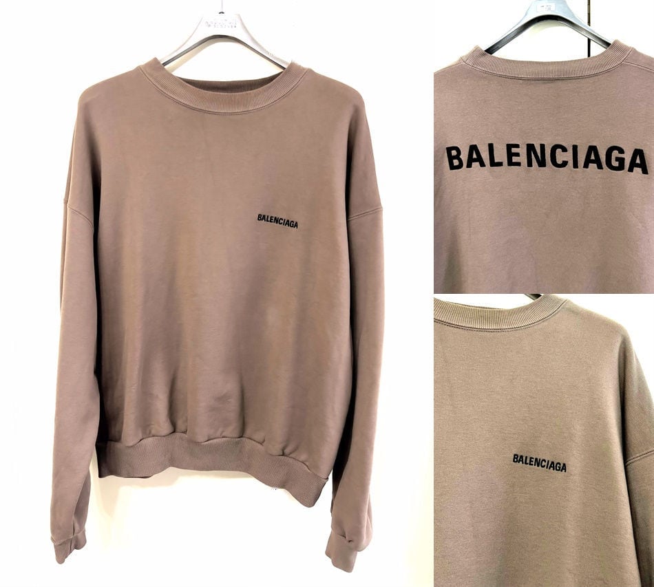 BALENCIAGA バレンシアガ ロゴ オーバーサイズ クルーネック
