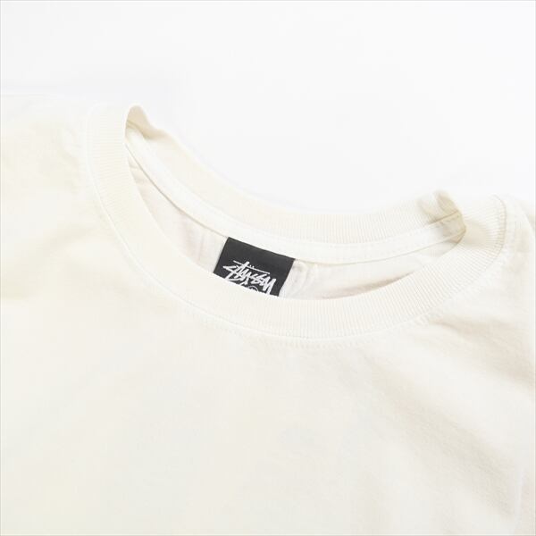 Stussy STRIKE TEE PIGMENT DYED 白 L