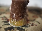 切り株くまのペア　ソルト＆ペッパー（剥がれあり）栓なし 画像14