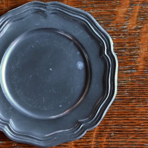 Pewter Plate / ピューター プレート〈 お皿・エタン・収納・店舗什器・食器・アンティーク・ヴィンテージ 〉113967