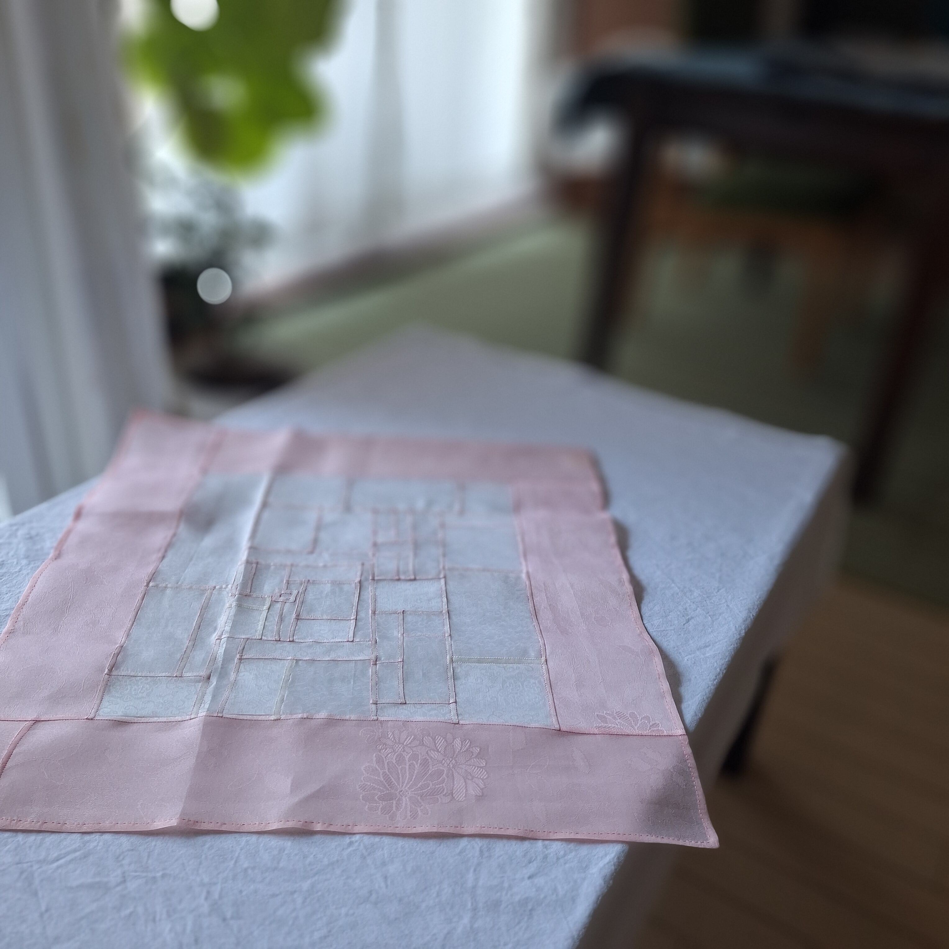 ポジャギ Pink＆White （1点のみ） | ハンドクラフトshop＊オンジェナ＊