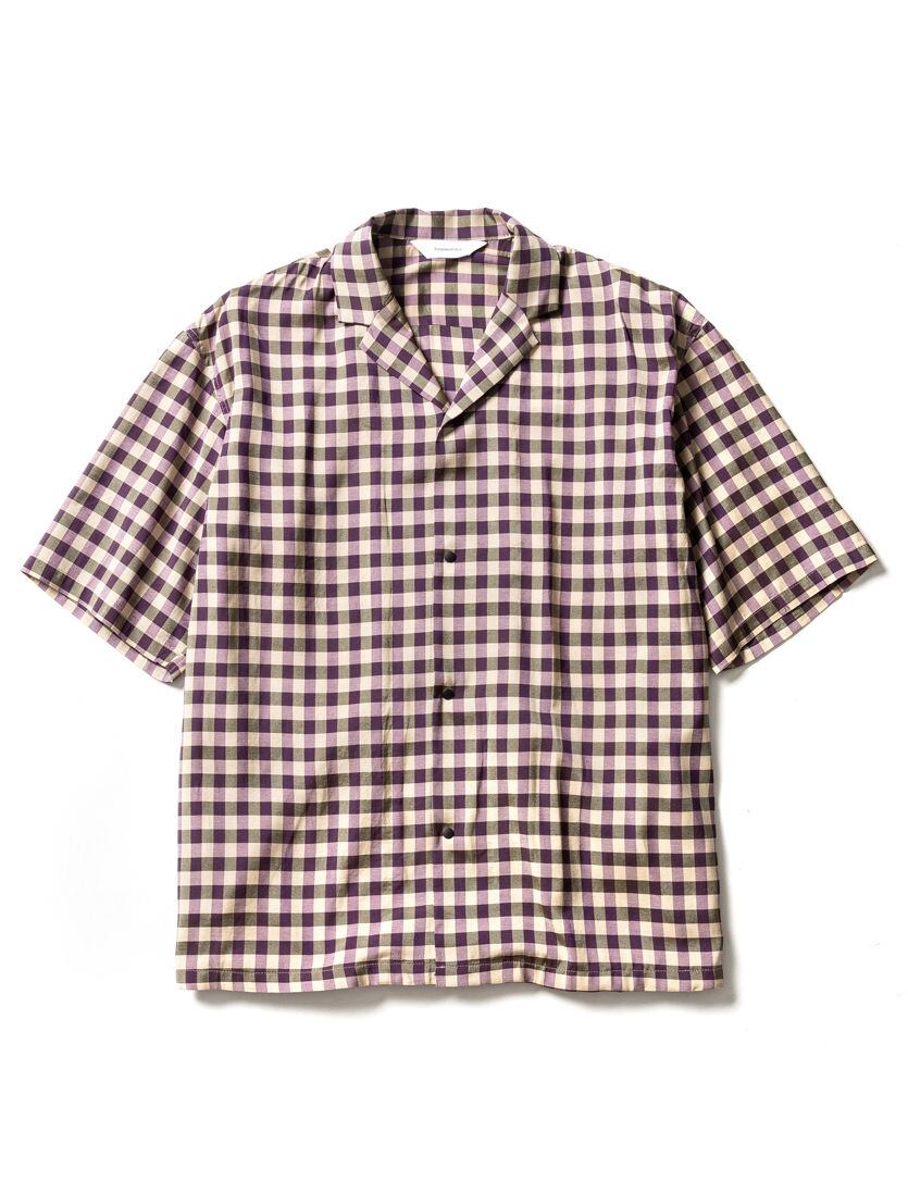 Sasquatchfabrix. BLOCK CHECK H/S SHIRT 20SS-SY5-006 | IAAAM ONLINE