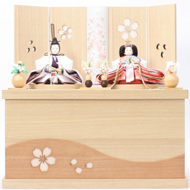 雛人形｜ひな人形｜初節句｜コンパクト｜おしゃれ｜モダン｜インテリア｜プレミアム｜こだわり｜おすすめ｜作家｜《商品名》衣装着親王飾り　平安天鳳作　本着せ　収納　京12番　丹後ちりめん〔商品コード〕30320-0248-1〔品番〕T6-12-248