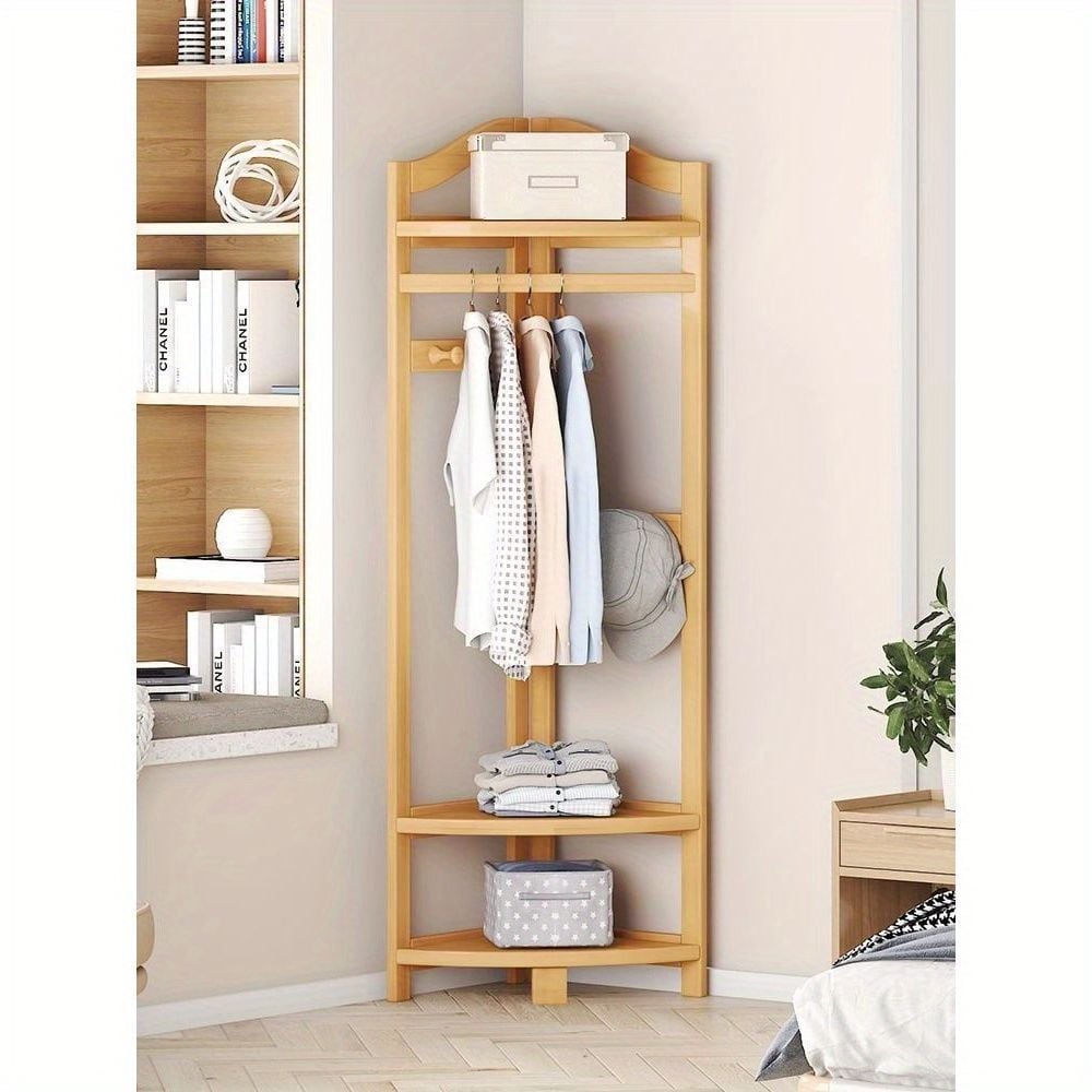 自立型コートラック 床下寝室は自宅のシンプルな吊り下げ衣類ラック多機能リビングルームロッドタイプシェルフコートラック 木製コートスタ 自立型コートラック  床下寝室は自宅のシンプルな吊り下げ衣類ラック多機能リビングルームロッドタイプシェルフコートラック 木製 ... スタンドコートスタンドフロアベッドルームは、ホームシンプルなハンギング洋服ラック多機能リビングルームロッドタイプシェルフコートラック