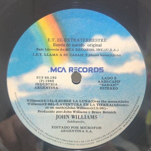 John Williams / E.T. El Extraterrestre (soundtruck) [SUP-80193] - 画像4