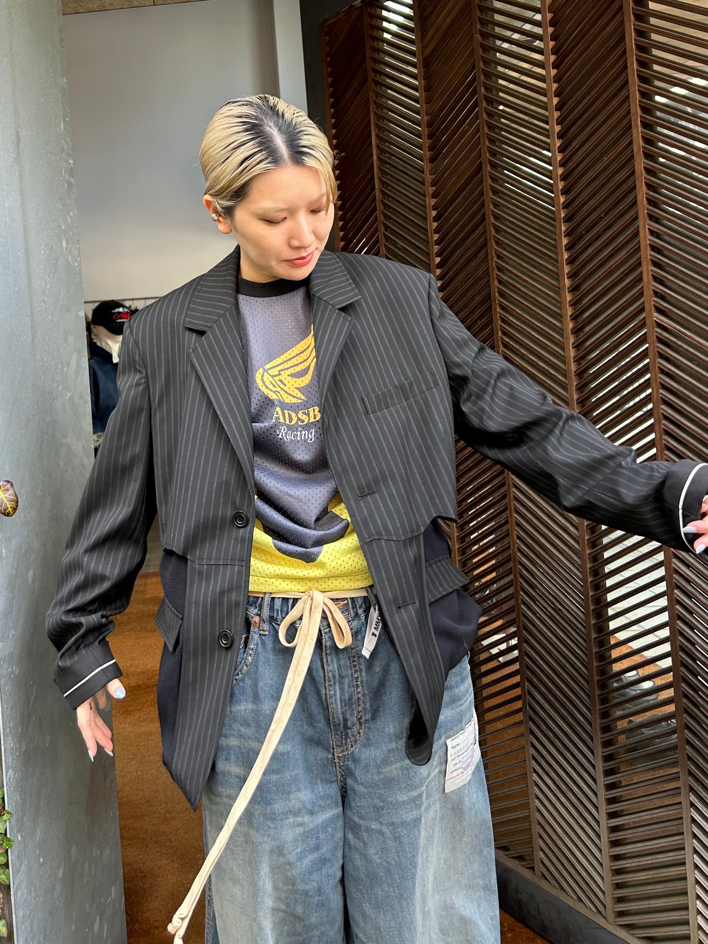 ANDERSSON BELL アンダースン ベル ロゴ レース ジャケット 25SS】ADSB Andersson Bell アンダーソンベル / INSIDE OUT