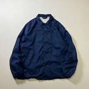 70s JCPenney ナイロン コーチジャケット ジェーシーペニー ネイビー L 古着