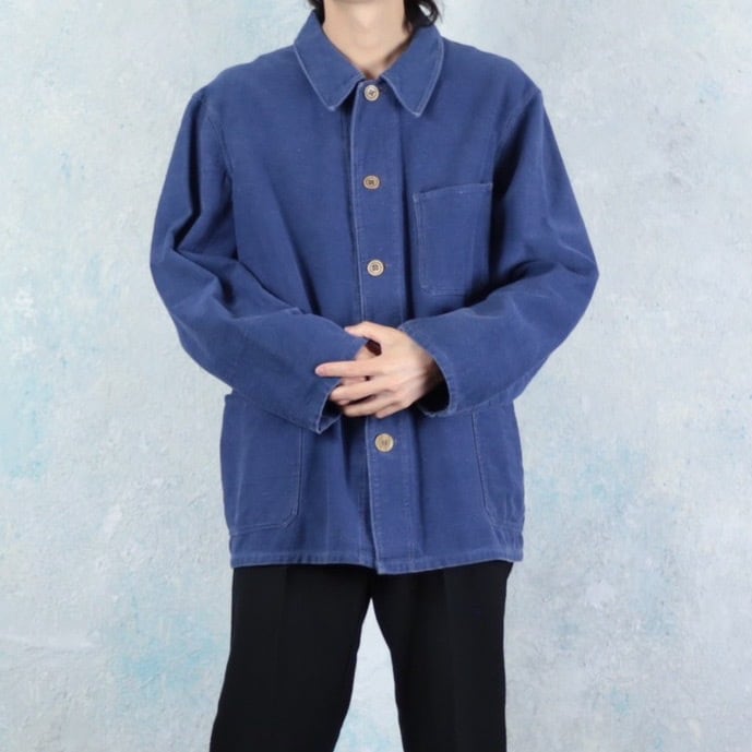 ヴィンテージ コットンモールスキン フレンチワークジャケット 【ME