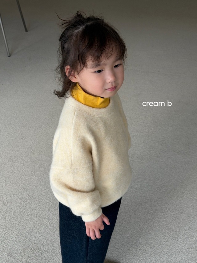 取寄:ウォームアンゴラニット creambbang ※送料無料