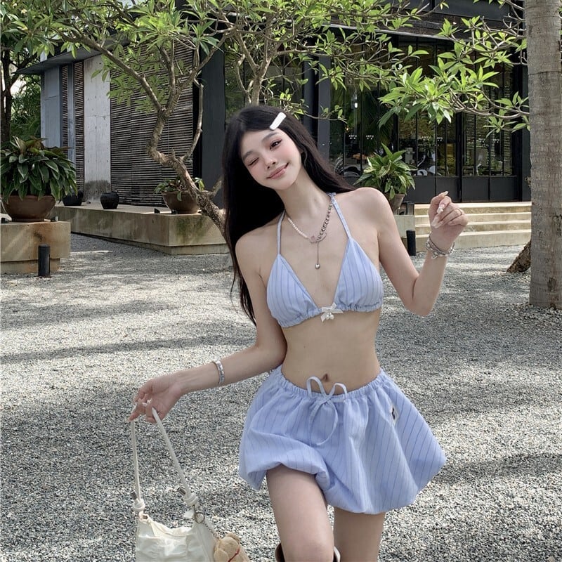 ビキニ 2pcs/7color]タオルリボンビキニ | ファッション通販サイト NUGU
