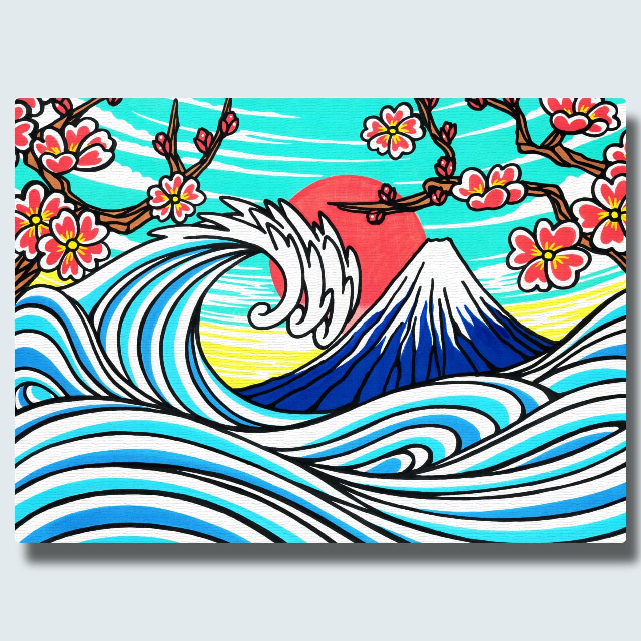 「富士 」 F4　絵画 富士 」 F4 絵画 Art Panel F4（Sunrise Fuji） | TAMO ART GALLERY