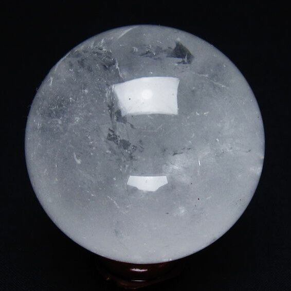 水晶 丸玉 55mm スフィア 置物 水晶玉 一点物 151-8885