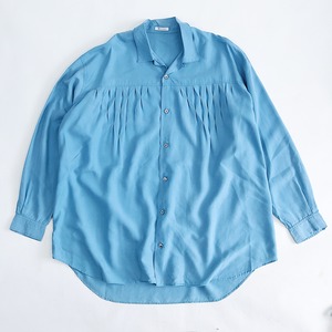90-00S Y'S FOR MEN RAYON OPEN COLLAR L/S SHIRT