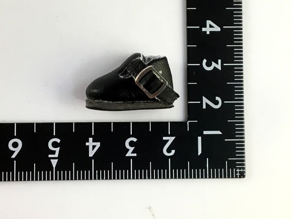 ドール靴 1/6 オビツ11 バックルシューズ SBB002BLK MW - 画像2
