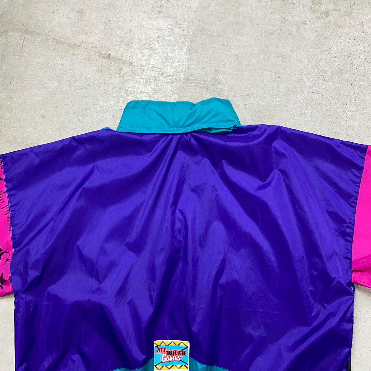 SUPER CHAMP アノラックパーカー ナイロンジャケット ハーフジップ 