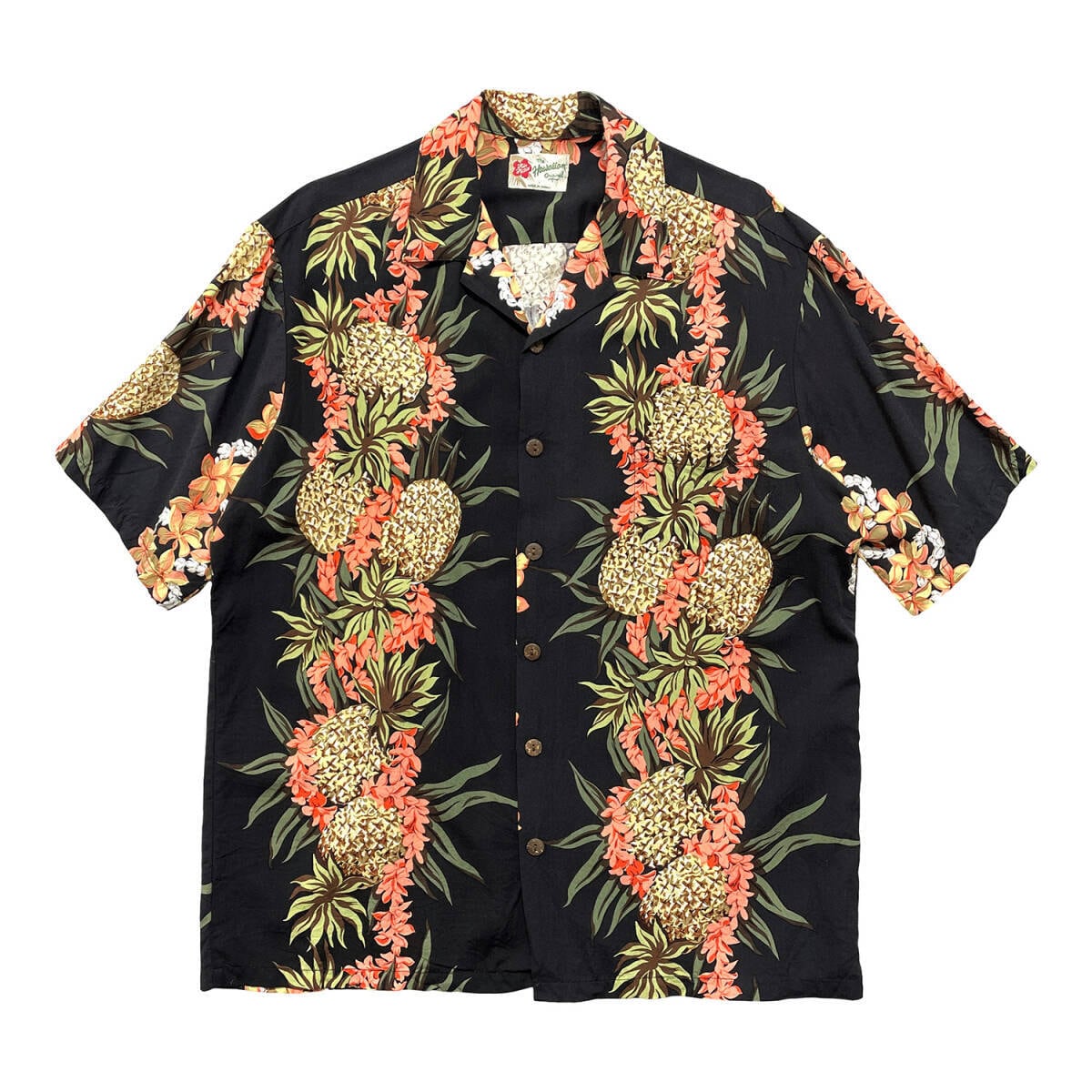 USA 古着 ハワイ製 90S Hilo Hattie レーヨン 開襟 ヴィンテージ