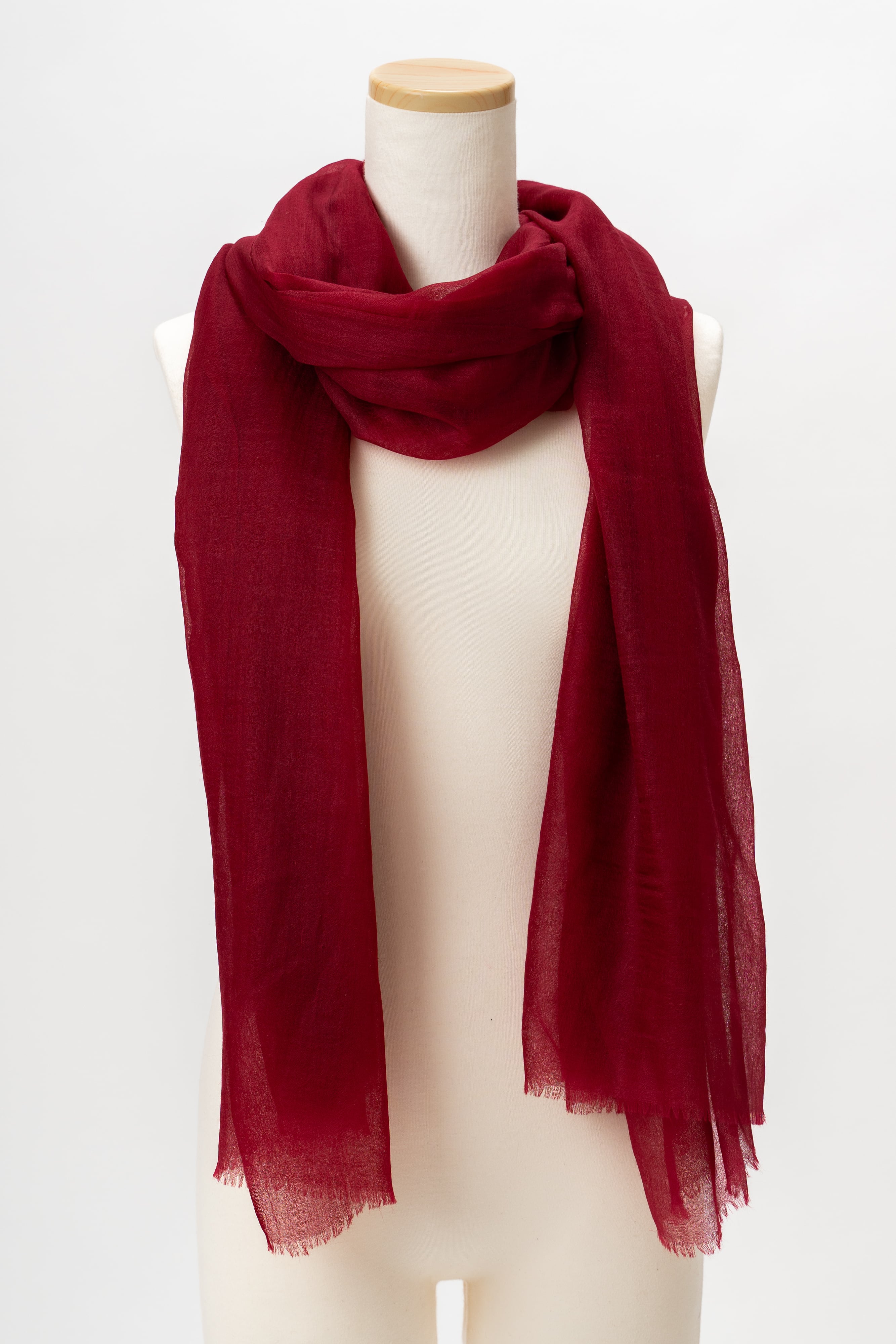 極上カシミヤ100%☆大判 ストール☆バーガンディ 極上 カシミヤ100%☆大判ストール☆バーガンディ カシミヤ100