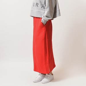 【2色】AnnaKerry ボンディングスカート レッド グリーン 38(ワンサイズ) 商品番号：04241502