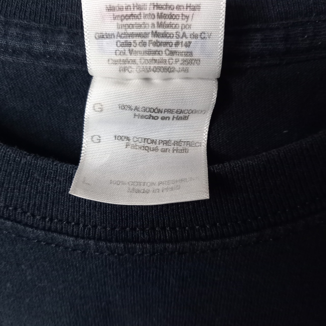 ギルダン　クルーネック　プリントTシャツ　半袖　企業ロゴ　ヘビーコットン　L