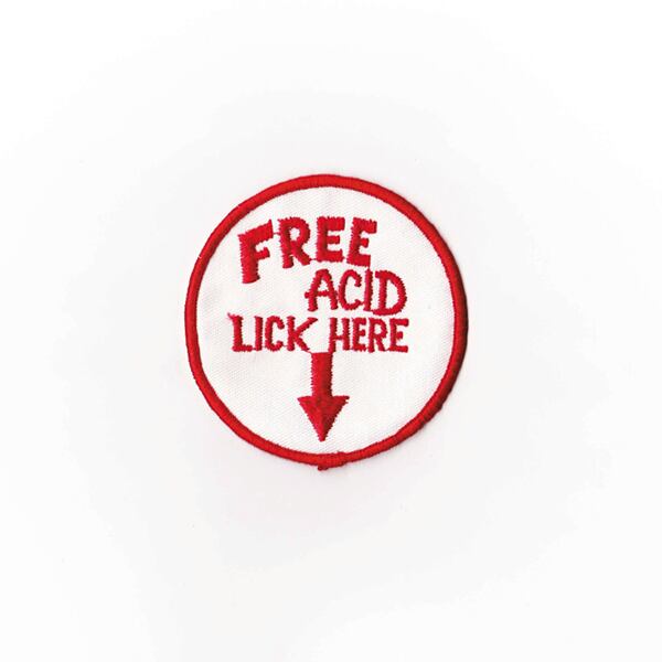 DEADSTOCK 1970-80年代 FREE ACID~ メッセージ パッチ VINTAGE