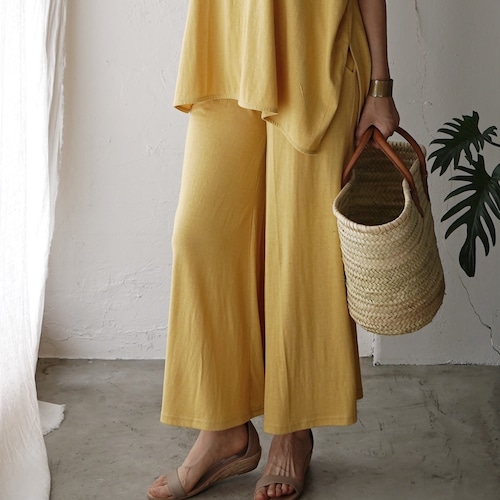 Bamboo Kite Wide Easy Pants／A HOPE HEMP