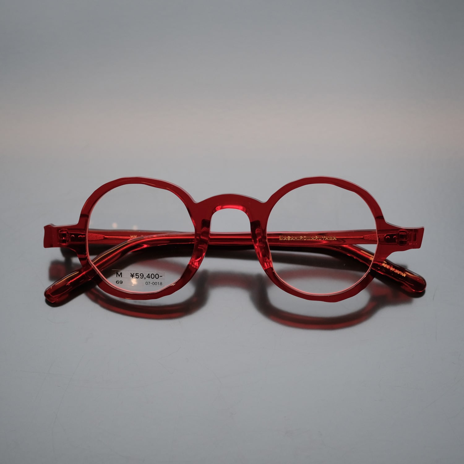 MASAHIROMARUYAMA】MM-0088 Clear Red (MEDIUM) | SEESAW SPECTACLES