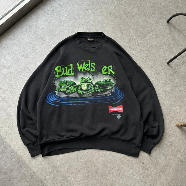 1995s Budweiser "YOUR PAD OR MINE?" sweat【仙台店】