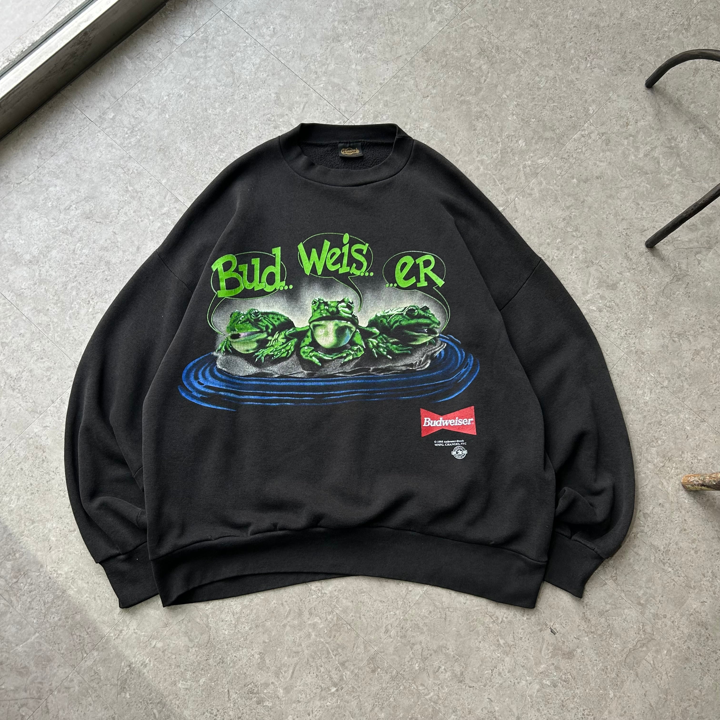 1995s Budweiser "YOUR PAD OR MINE?" sweat【仙台店】