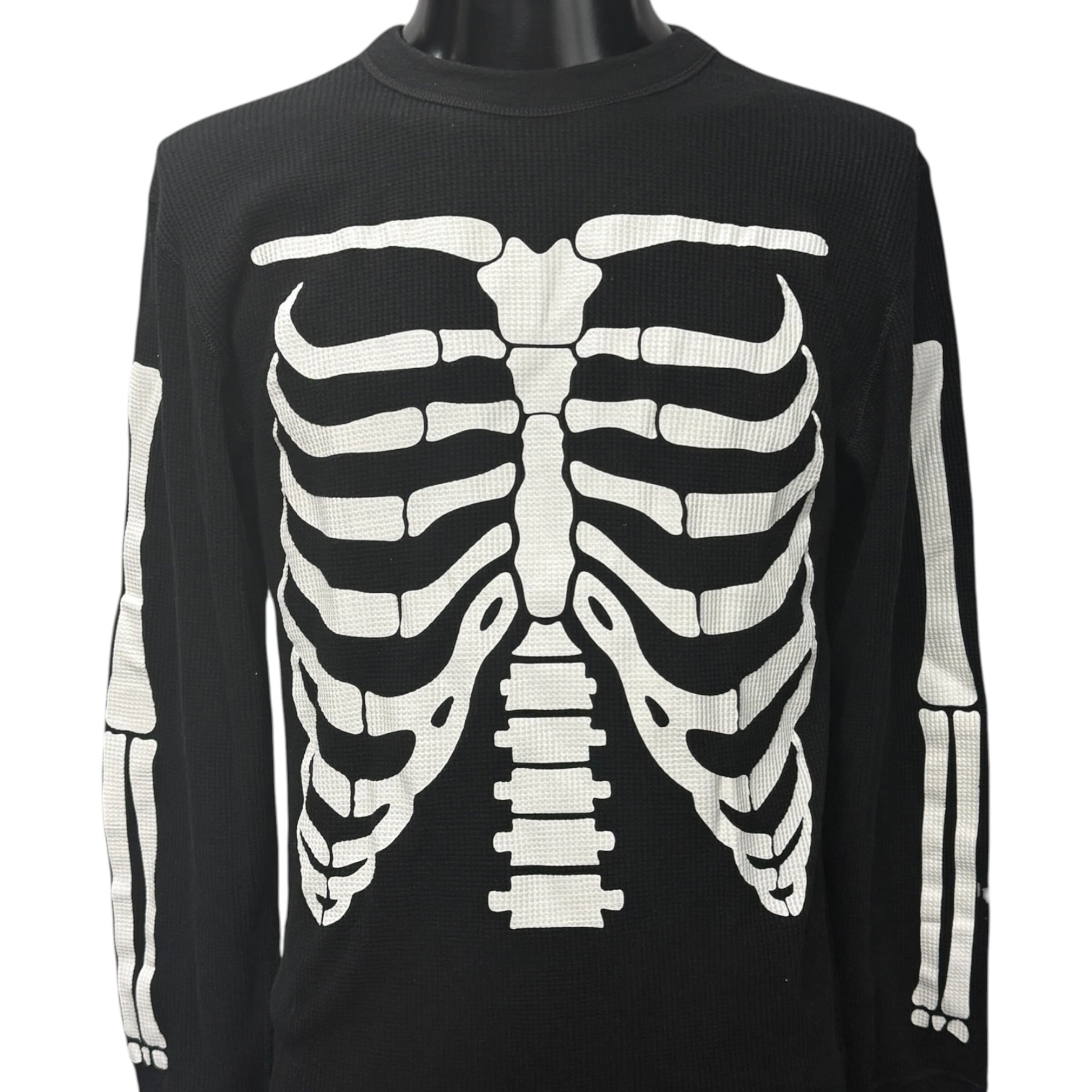 SUPREME】シュプリーム “Skeleton Thermal ” スカル 骸骨 ロンT Hanes