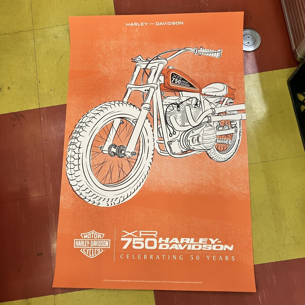 激レア デッドストック 70s ビンテージ ポスター ハーレーダビッドソン 希少 デッドストック 70s ビンテージ ポスター ハーレーダビッドソン 激レア