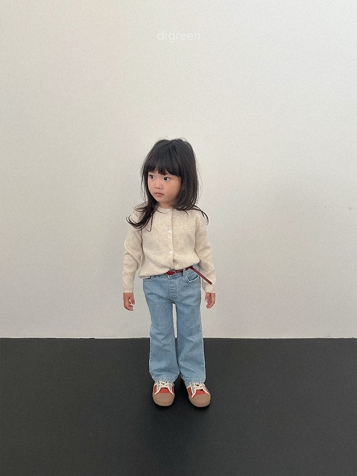 ブーツカットデニムパンツ / Digreen 26autumn / 韓国子供服 LILIKIDS