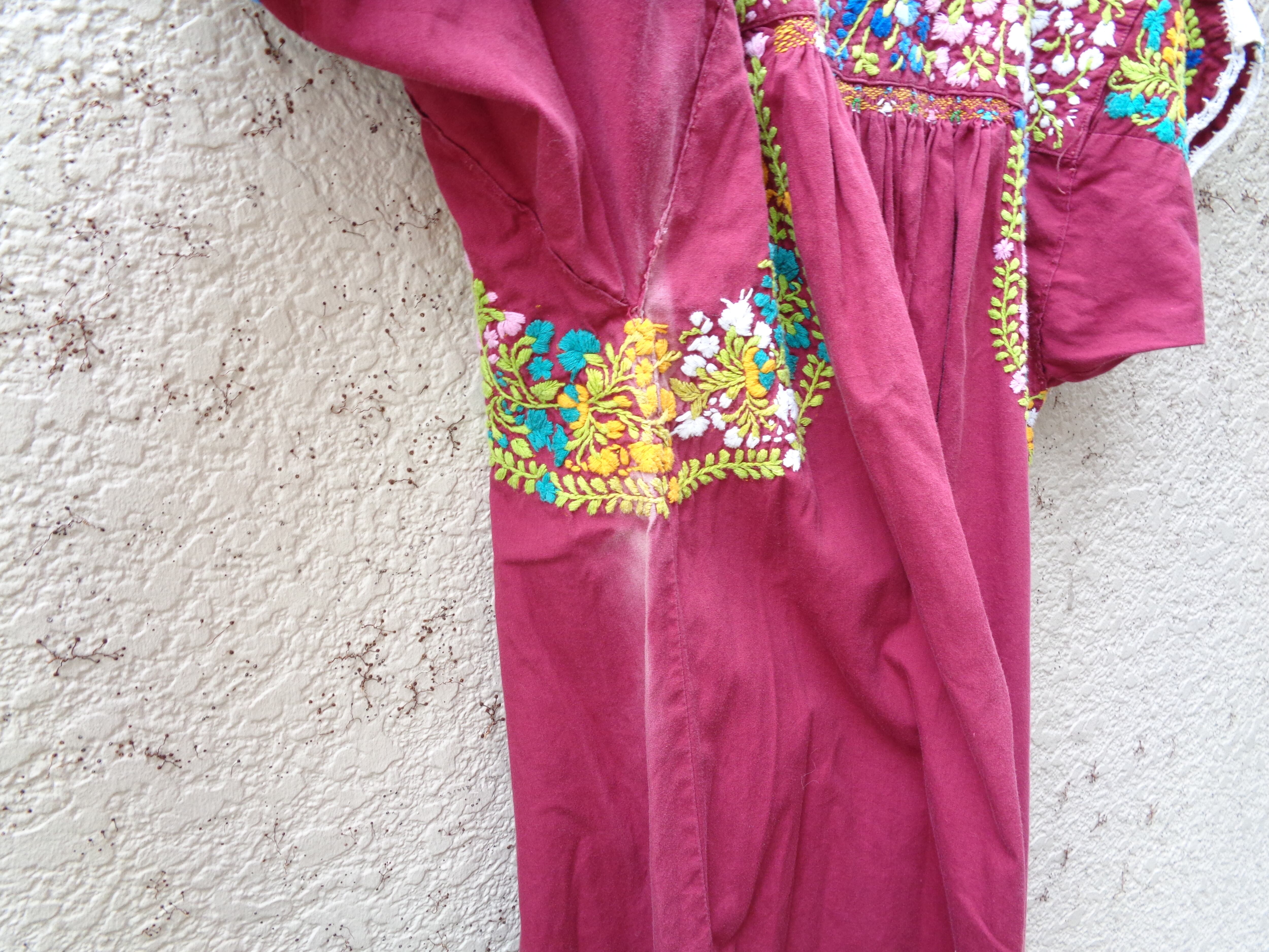 's San Antonio embroidery dress／年代 サンアントニオ 刺繍